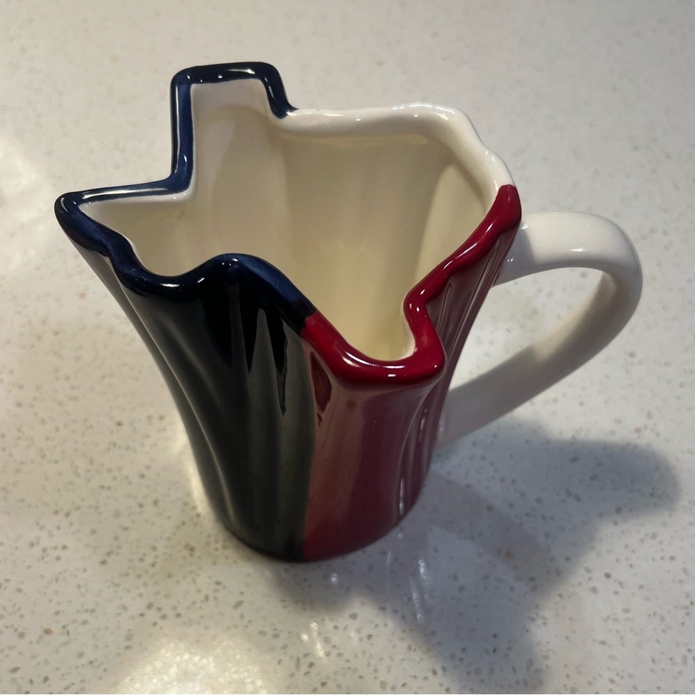 Texas shaped mug